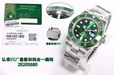 ROLEX 3235 Automatic Movement Steel Water Ghost 41MM Green Watch